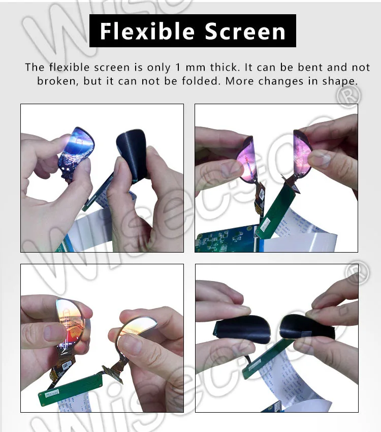 1.39 Inch 400*400 Round Amoled Screen Flexible Display