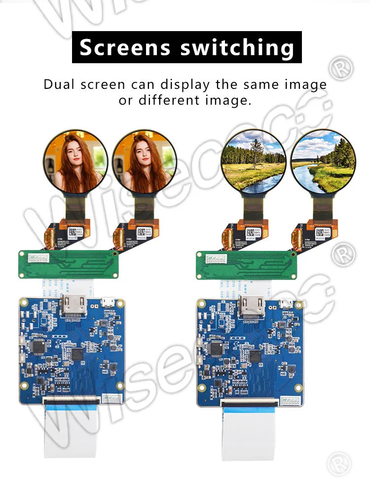1.39 Inch 400*400 Round Amoled Screen Flexible Display