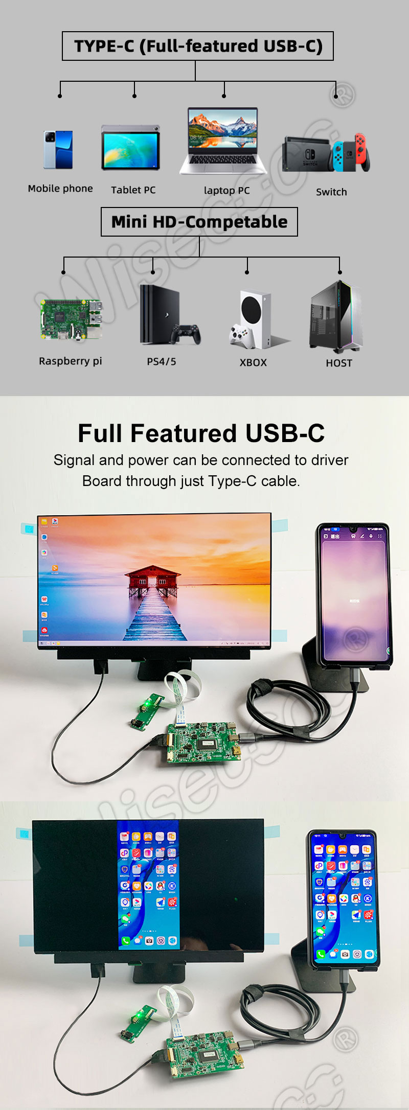 13.3 inch 1920x1080 amoled display with Full-Featured Usb-C