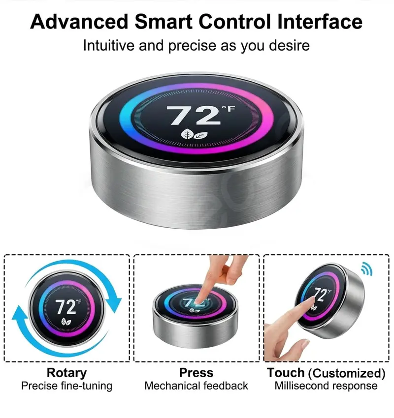 Wisecoco custom smart knob screen