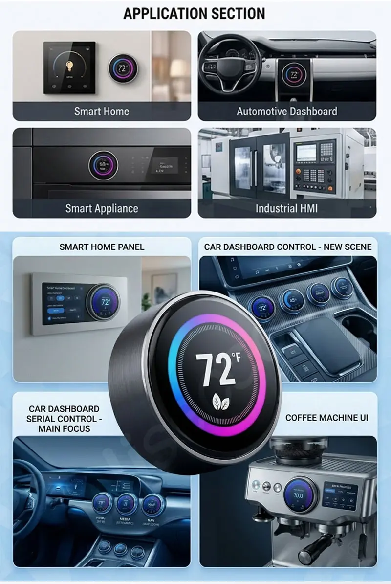 Wisecoco smart knob display application