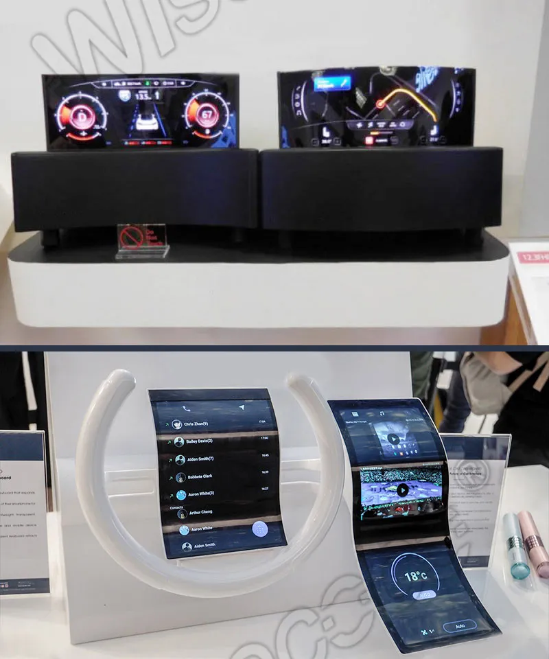 13.3 inch 2048x1536 flexible amoled display