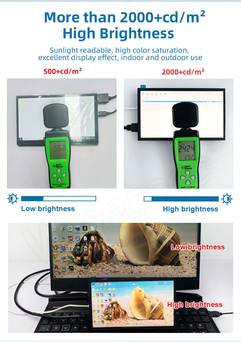 7 inch 1920 1080 ips high brightness display