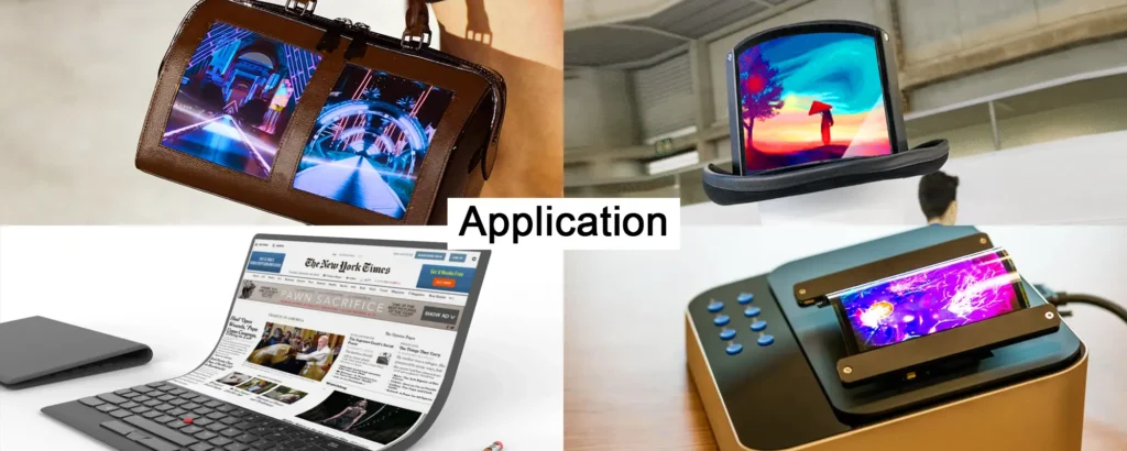 8 inch IPS flexible oled display solution