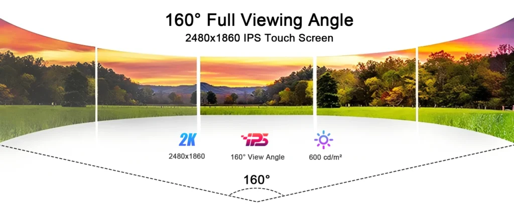 8 inch IPS flexible oled display 2460*1860