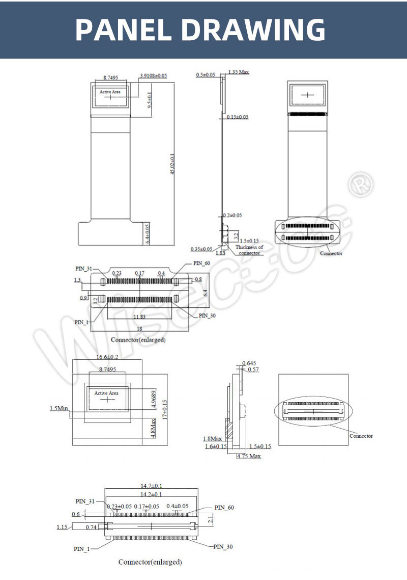 0.39 inch micro oled display