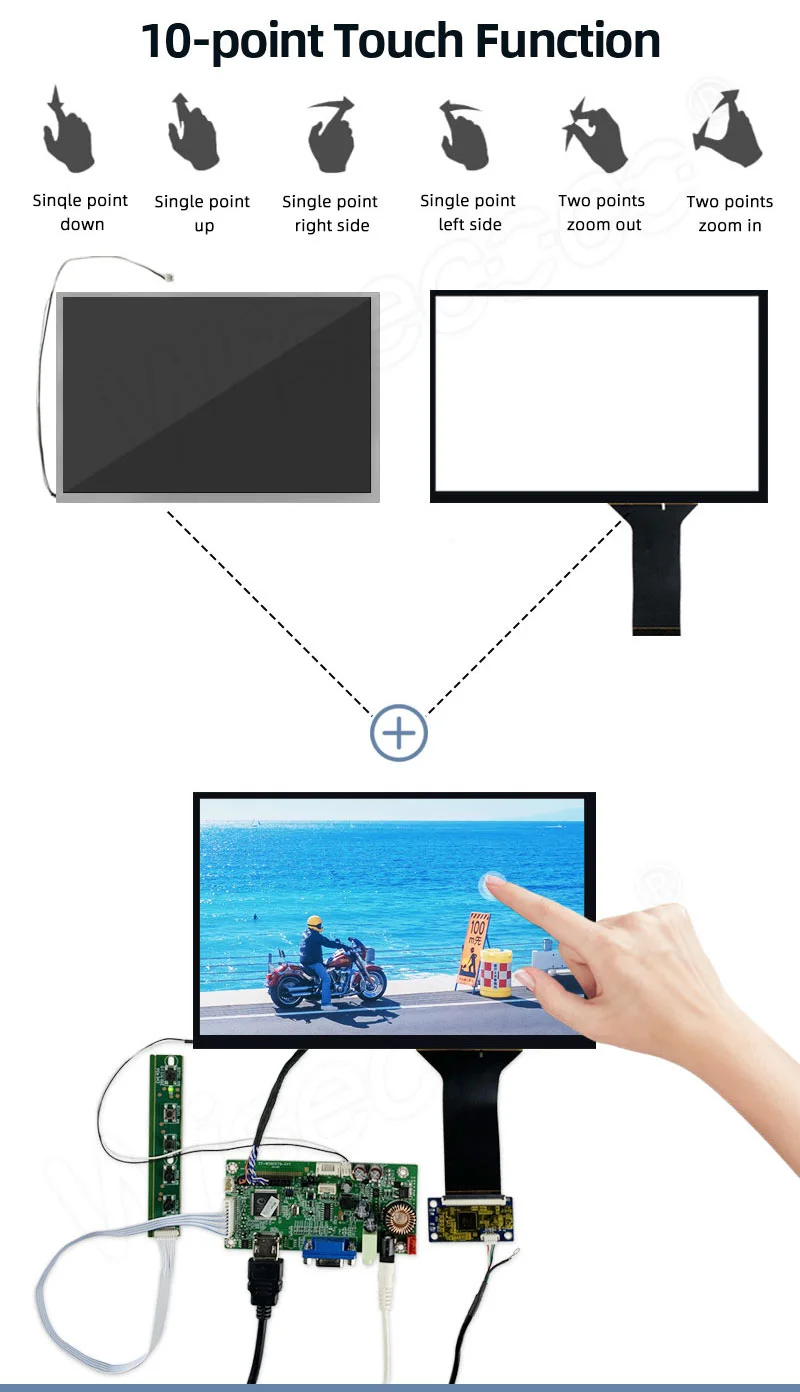 10-1 inch 1280 800 ips lcd display