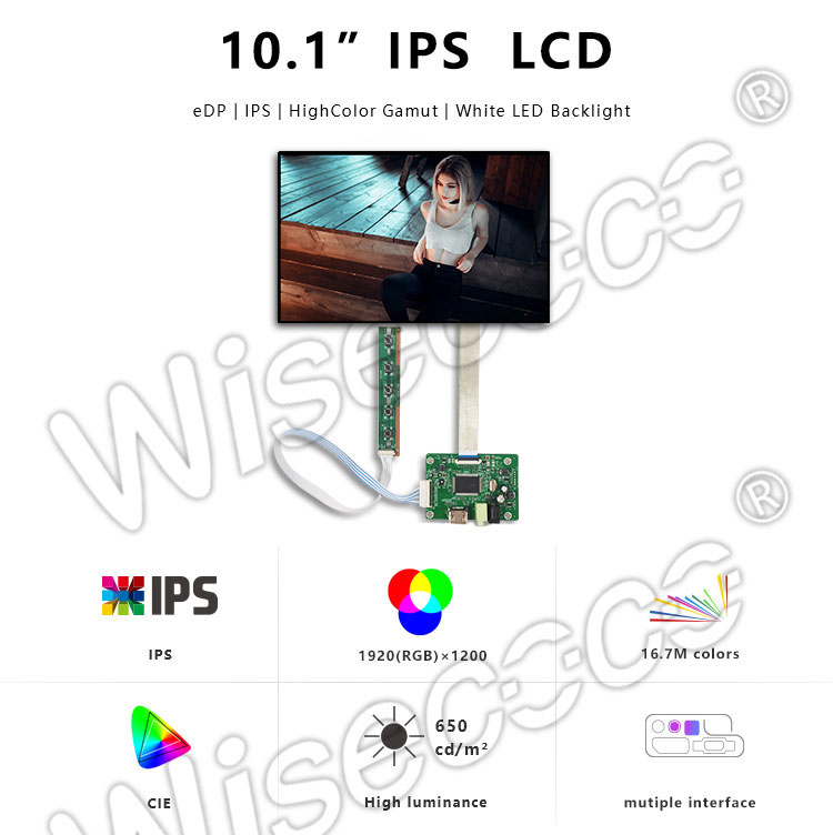 10.1 inch 1920 1200 lcd screen