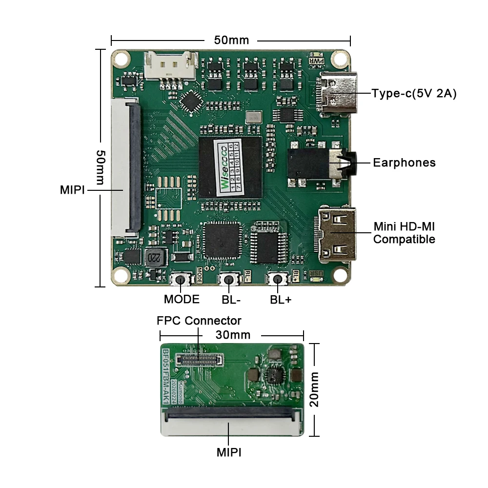 5.1 inch flexible amoled display