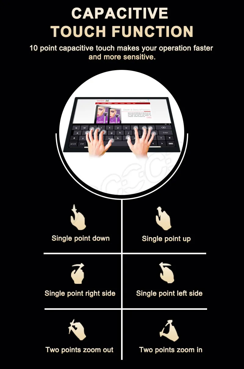 8.9 inch tft lcd display with touch