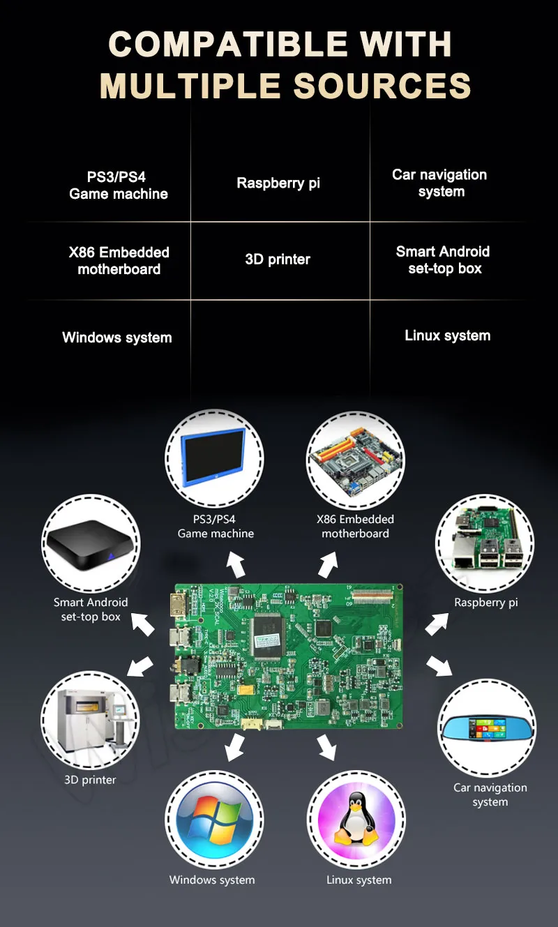 8.9 inch tft lcd display with touch