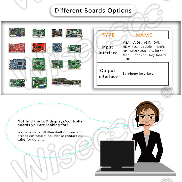 10.1 inch ips 1280x800 LCD with driver board