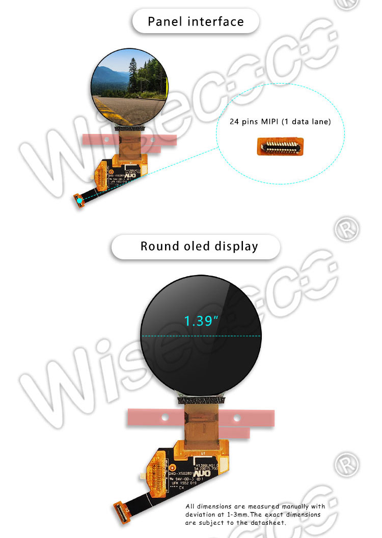 1.39 inch Micro Oled Display