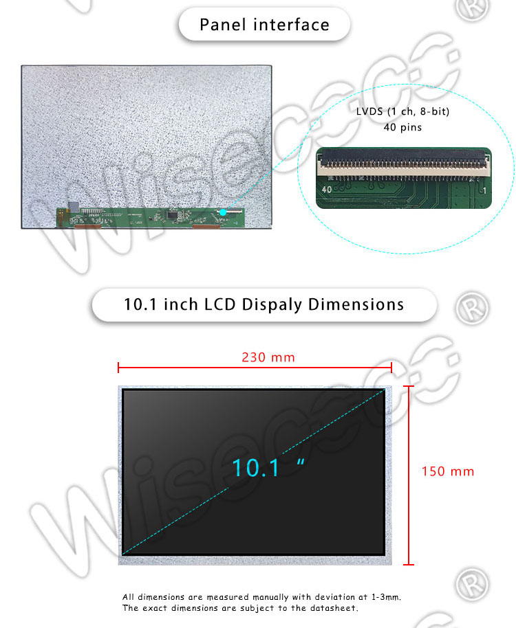 10.1 inch ips 1280x800 LCD