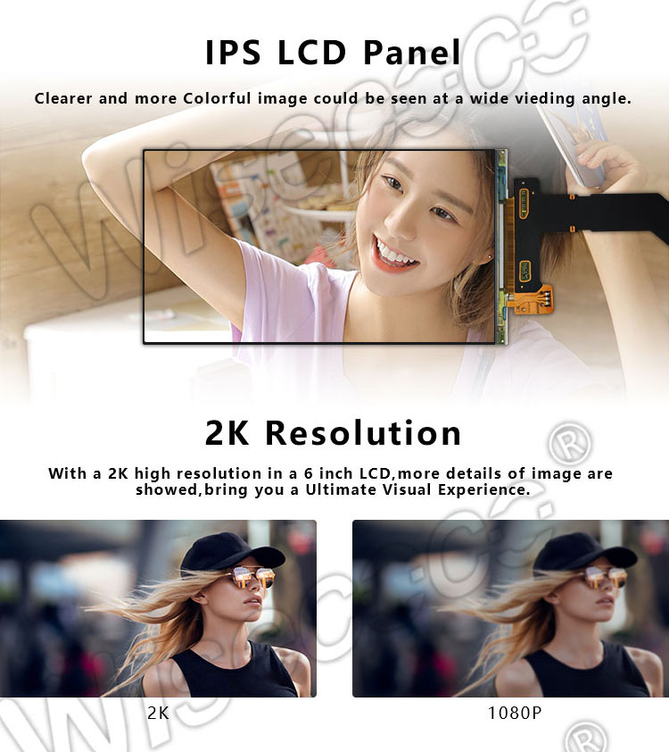 6 inch 2k lcd display