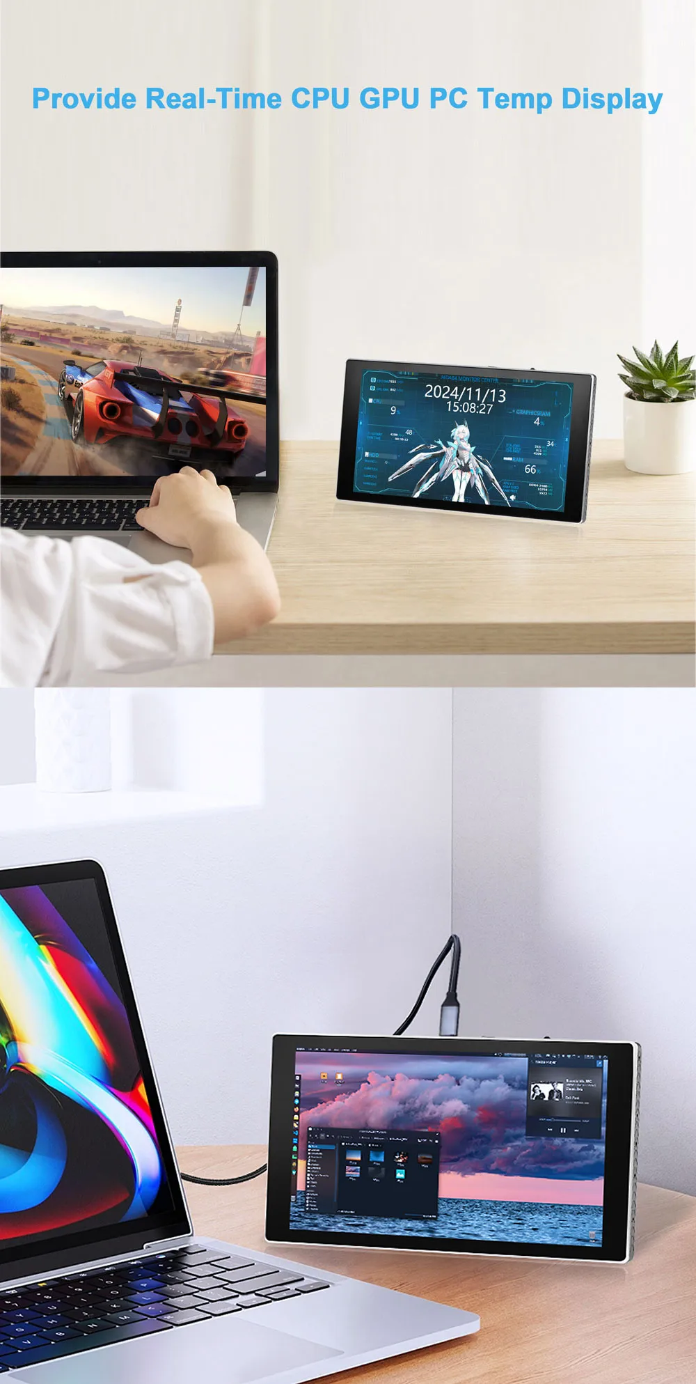 7 inch 1080p portabel monitor