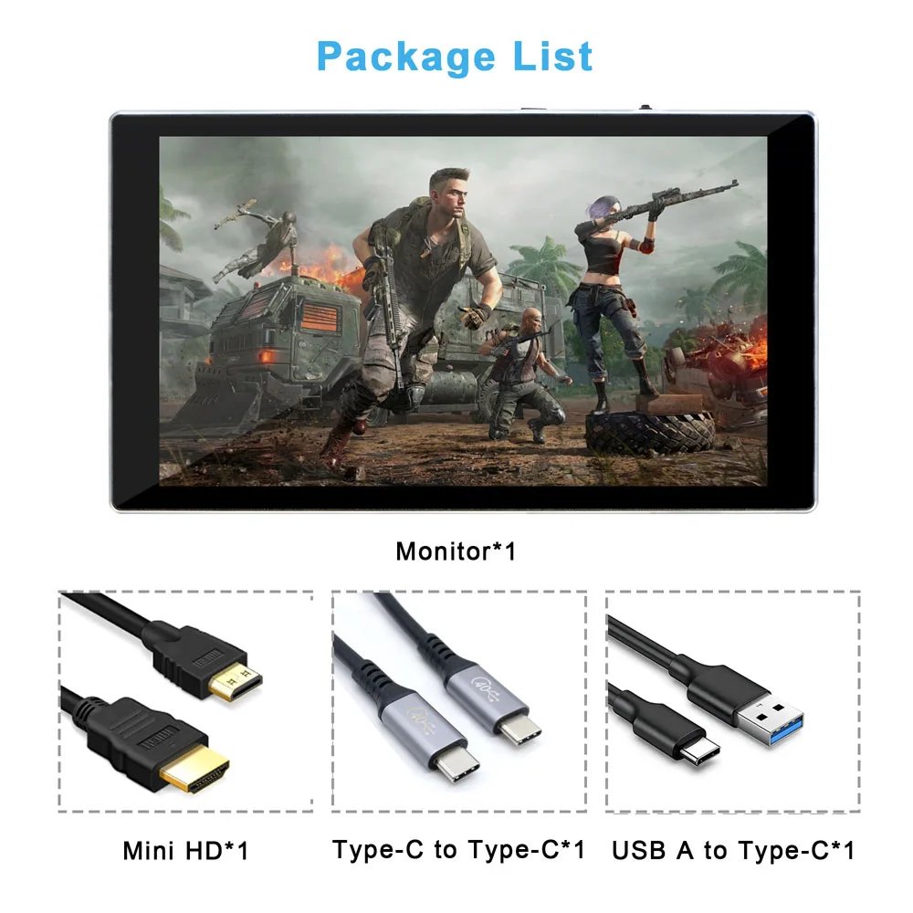 7 inch 1080p portabel monitor