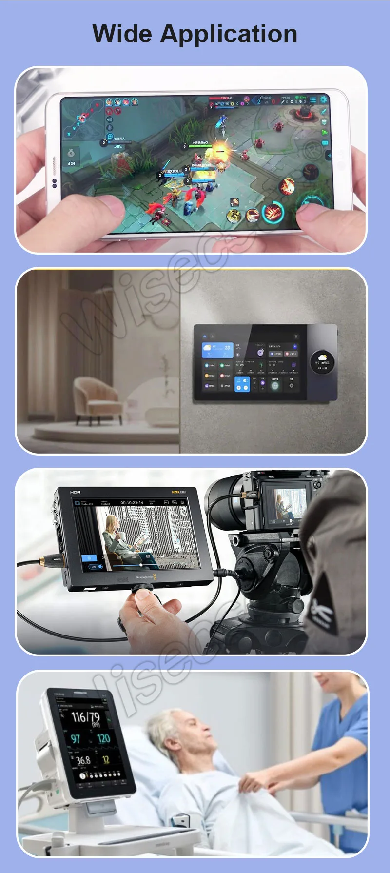 7 Inch TFT LCD Display 1920x1080 FHD Touchscreen Ultra-thin IPS LCD Screen