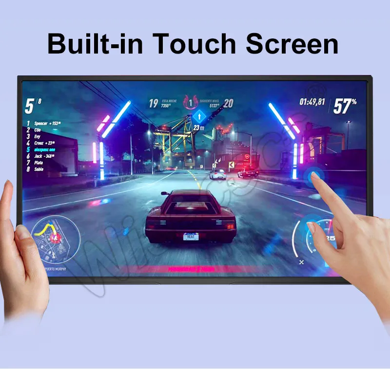 7 Inch TFT LCD Display 1920x1080 FHD Touchscreen Ultra-thin IPS LCD Screen