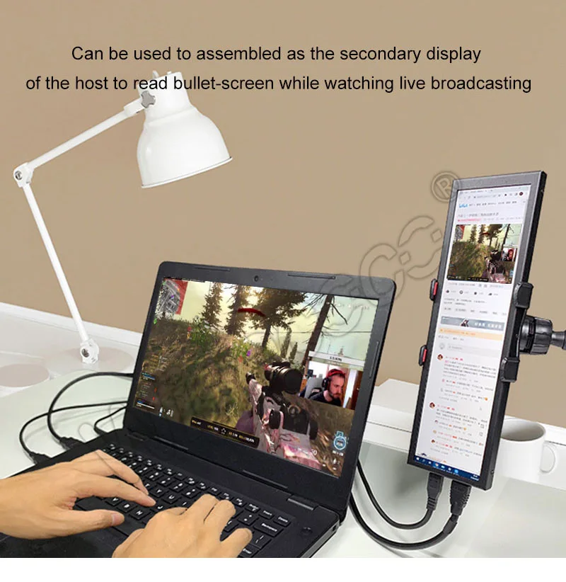 7.9 Inch Stretched Bar LCD Display 400x1280 IPS 500nits High Brightness TFT LCD Screen with Touch Panel