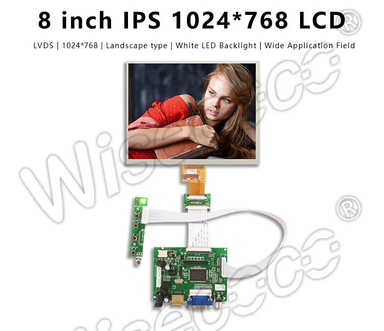 8 Inch TFT LCD Display 1024*768