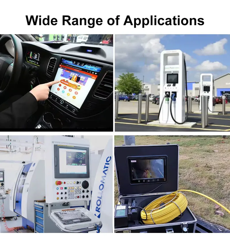 8.4 Inch TFT LCD Display 1024x768 LVDS 1200nits Ultra High Brightness Wide Temperature LCD Display for Automotive