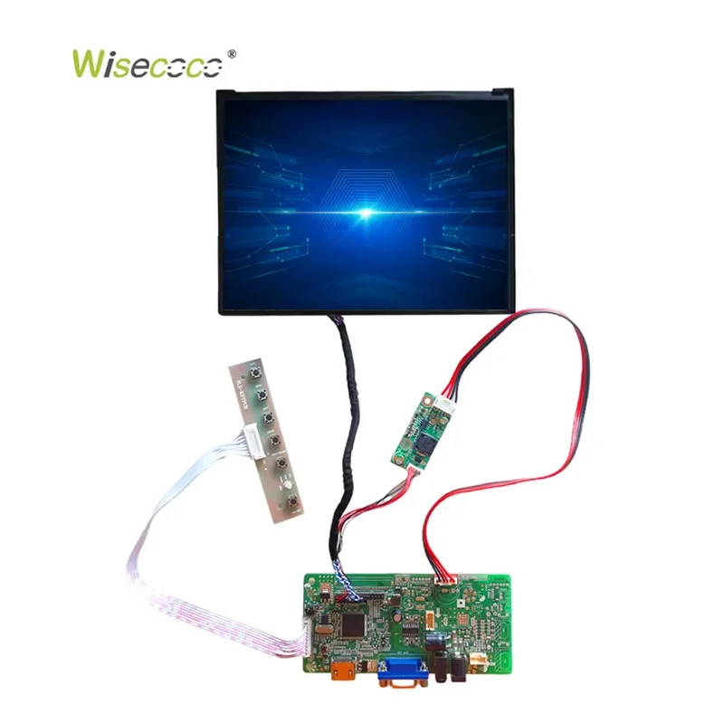 8.4 Inch TFT LCD Display 1024x768 LVDS 1200nits Ultra High Brightness Wide Temperature LCD Display With Driver Board