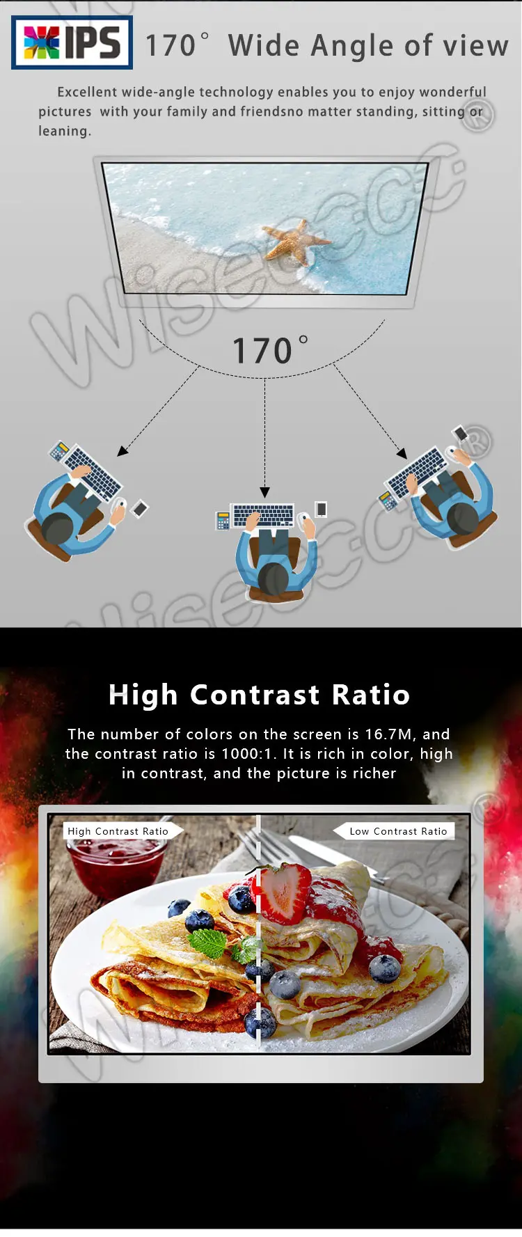 10.1 inch 1280x720 lcd with touch