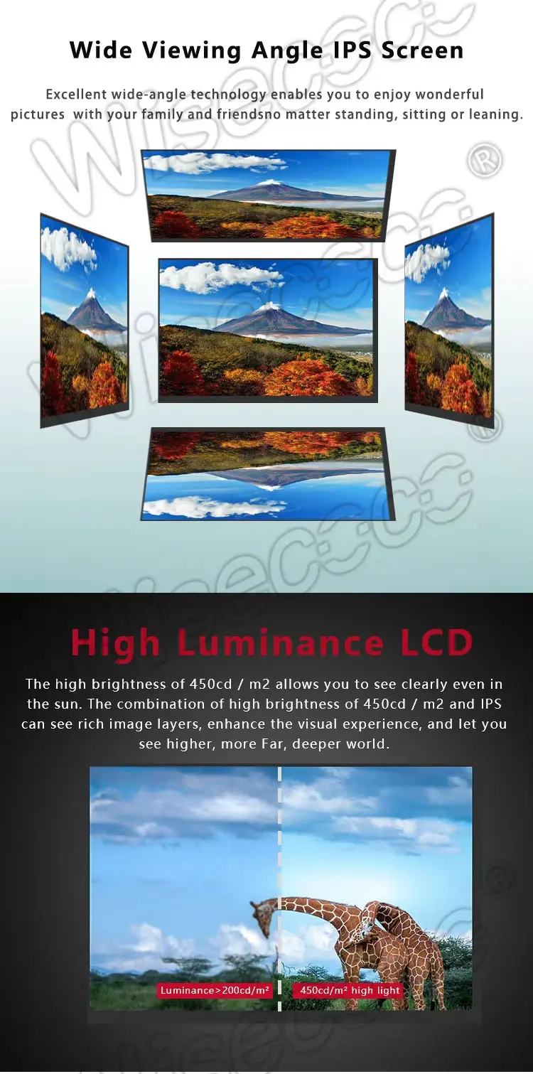 10.1 Inch 1280x800 IPS Touch Screen TFT Lcd Display LVDS Landscape LCD Module
