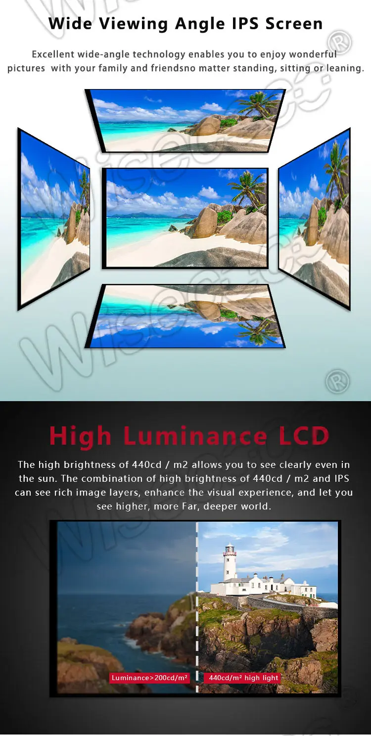 10.1 Inch IPS Tft Lcd Display 1920x1200 Resolution MIPI Interface Landscape Type LCD Modules for Raspberry Pi
