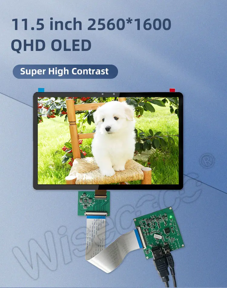 Wisecoco 11.5 Inch QHD AMOLED Display