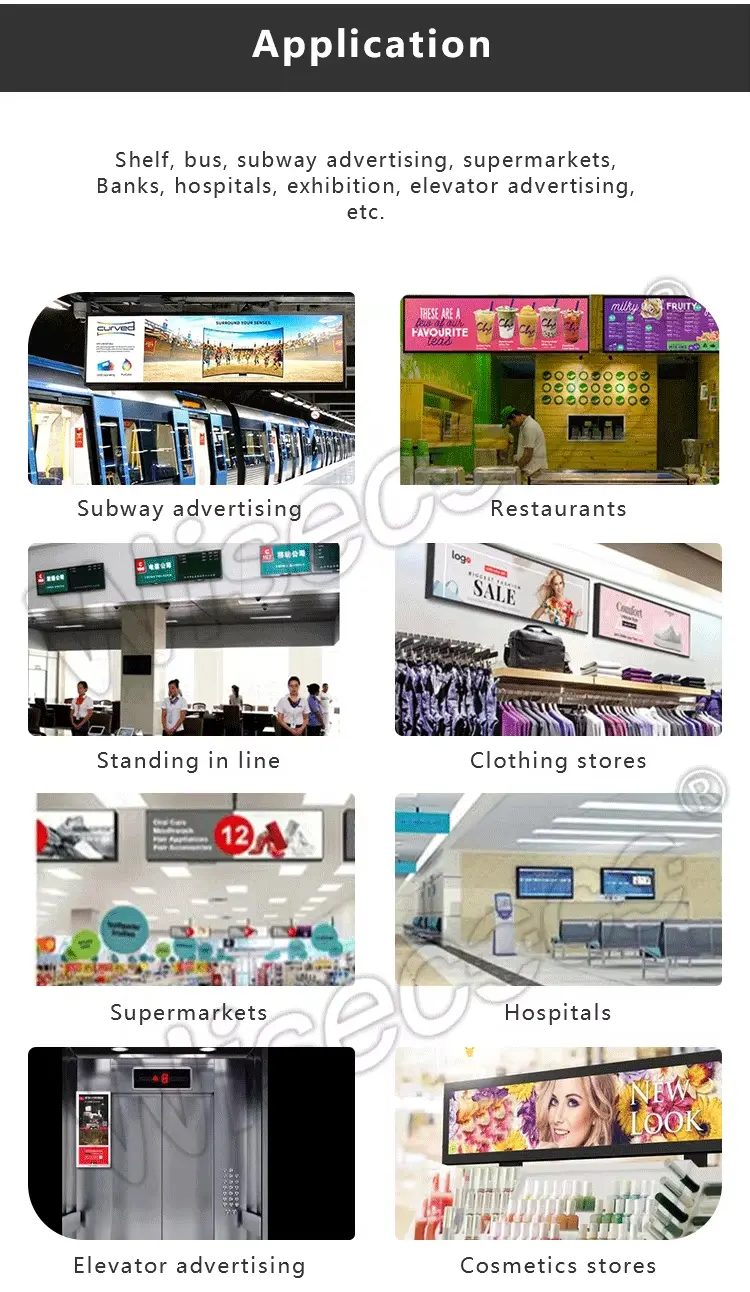 14 Inch 3840x1100 4K High Resolution Stretched Bar Type LCD application