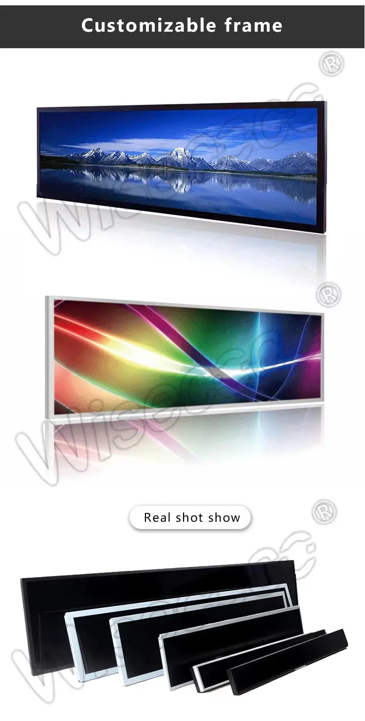 14 Inch 3840x1100 4K High Resolution Stretched Bar Type LCD Display Panel