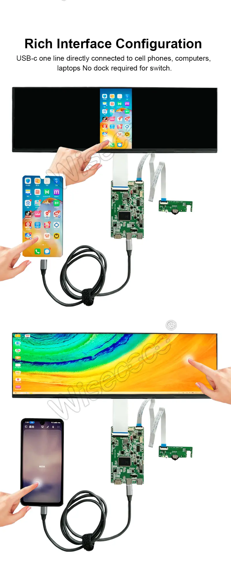 14.5 inch 2k Stretched Bar Touchscreen