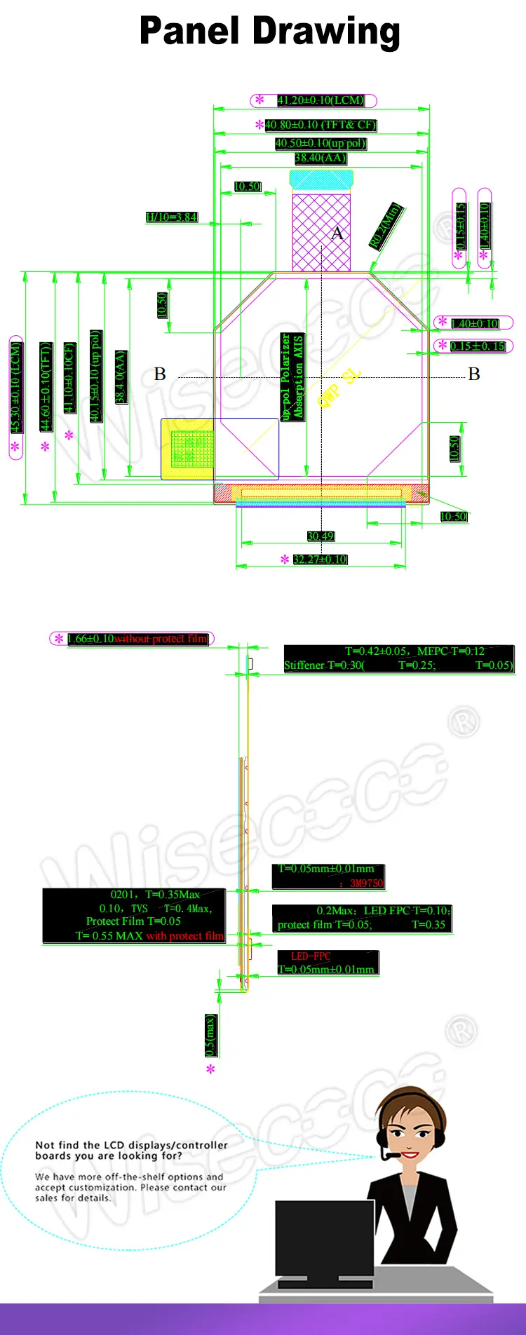 Customizable 2.1 Inch 1600x1600 Dual LCD Display Smart Vr Module FHd Small Octagon Screen