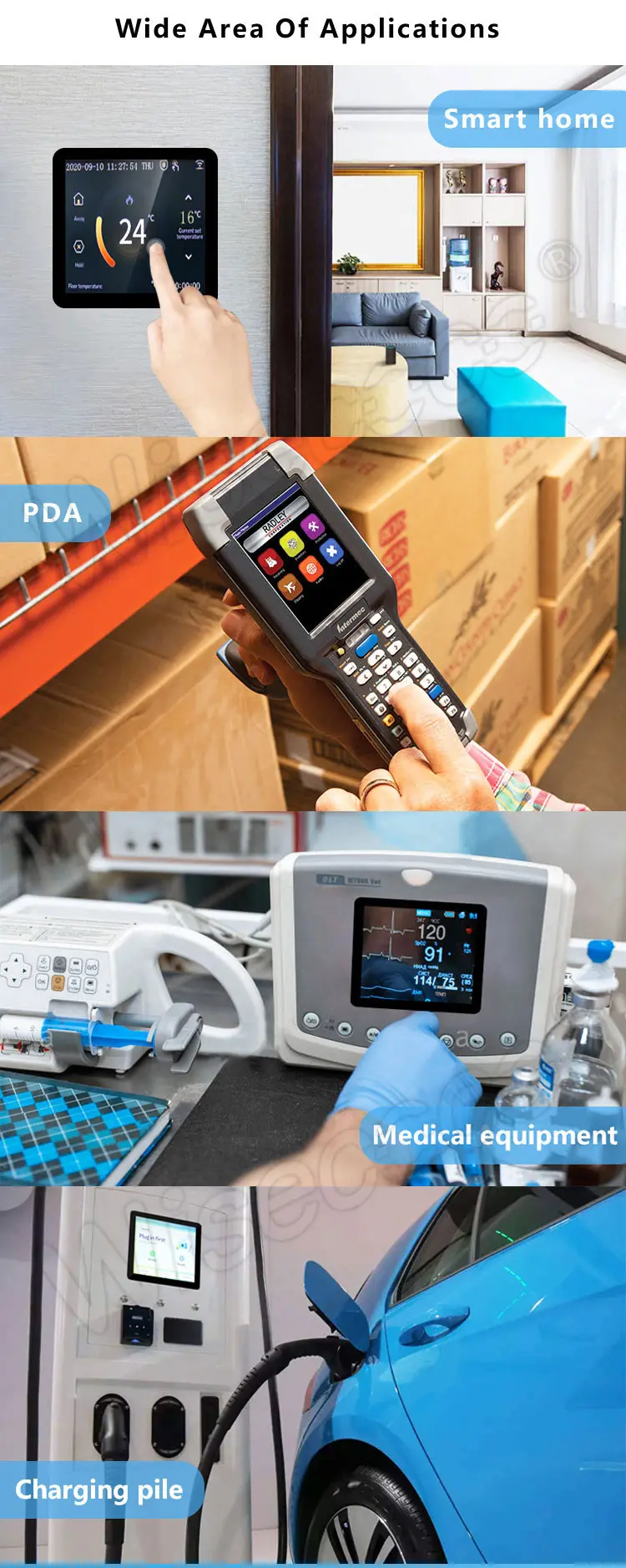 4 Inch TFT LCD Display Application