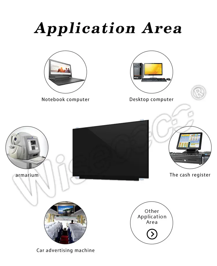 Wisecoco 15.6 Inch 3840*2160 4K IPS TFT LCD Display