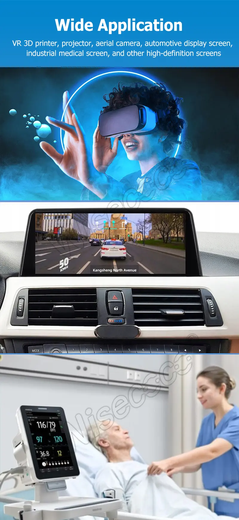 6 Inch 2K 60HZ Landscape by Default Lcd Display Module Mipi Interface 2560*1440 IPS LCD Screen