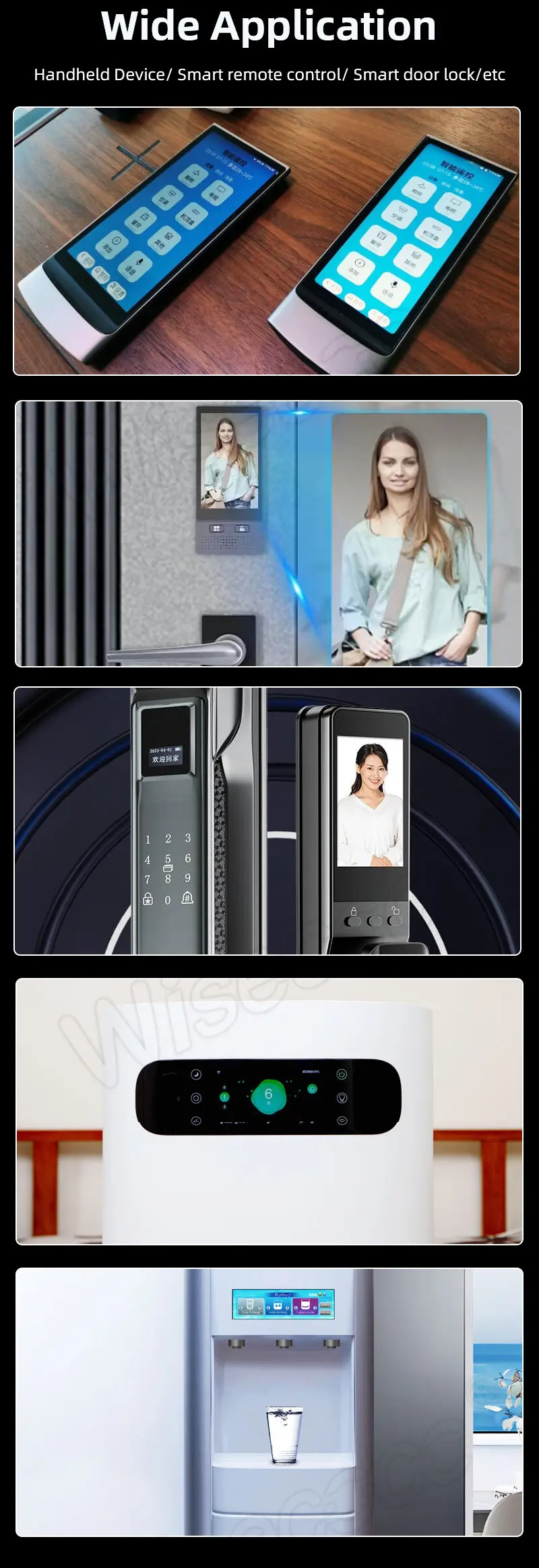 6.2 Inch Bar Type LCD Screen foe smart home control panel