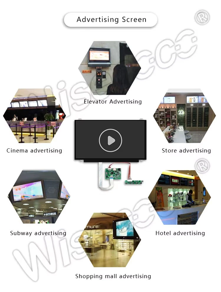 15.6 Inch 30 Pin EDP Slim Thin LED Backlight Ips Tft LCD Display 1366*768 Lcd Screen Module