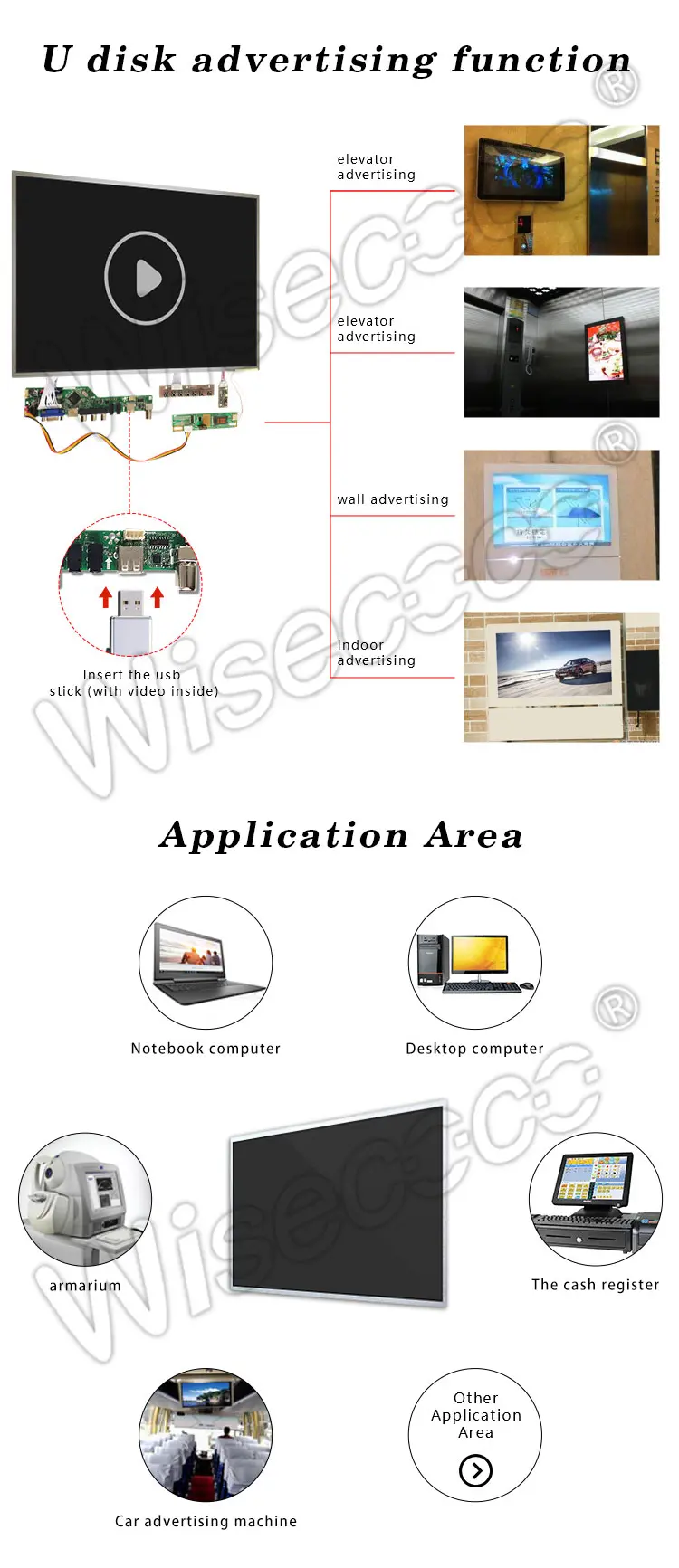 17 Inch 1440*900 Resolution Lcd Panel application