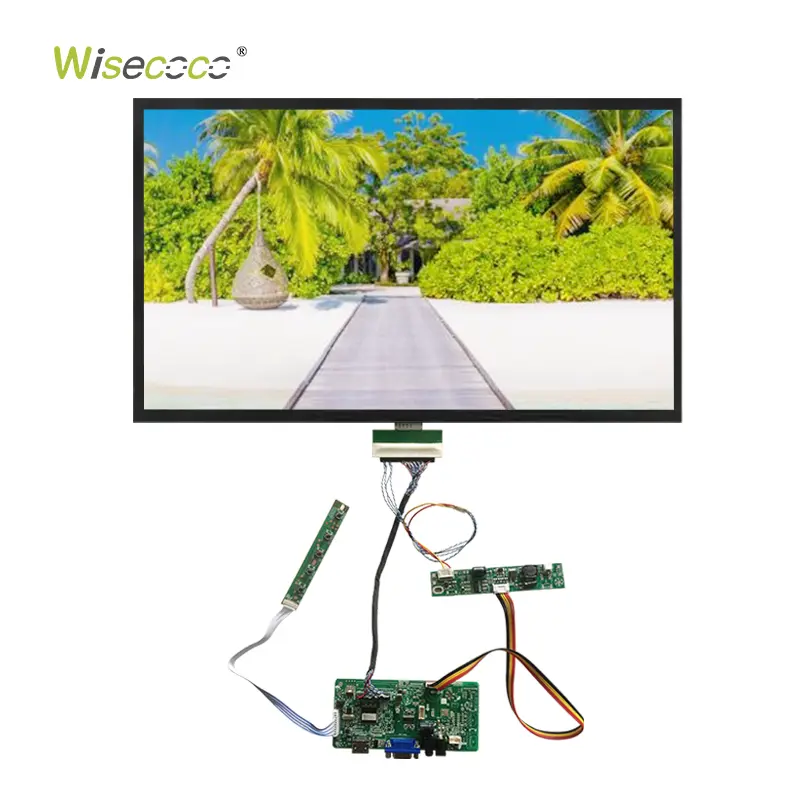 15.6 Inch FHD 1920x1080 1200 Nits High Brightness Wide Temperature Automotive Outdoor Touch Display
