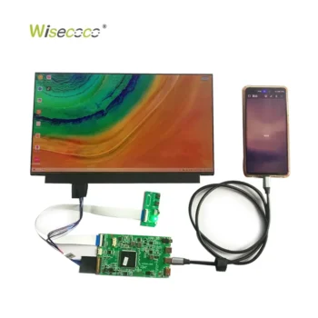 Wisecoco 13.3 Inch 4K Display OLED 3840x2160 UHD IPS Ultrathin Amoled Display with USB-C Driver Board