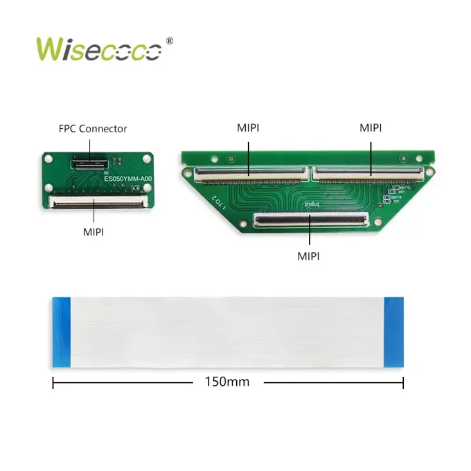 5 Inch Round LCD Touch Screen 1080x1080 Dual Circular Display