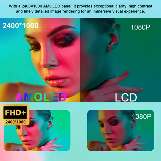 6.67 Inch 2400x1080 Flexible OLED Display AMOLED Module