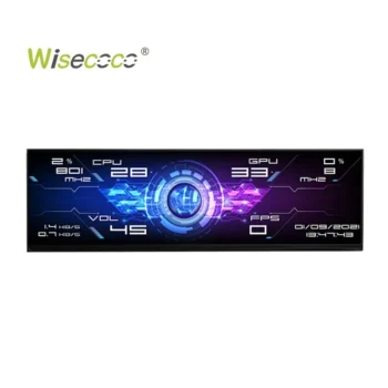 12.6 inch 1920x515 ips stretched bar lcd display