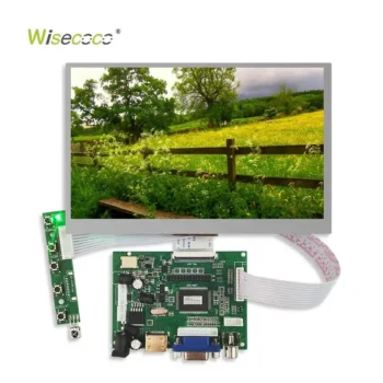 7 Inch TFT LCD Screen 1024x600 40pin LVDS Interface Wide Temperature Industrial Display