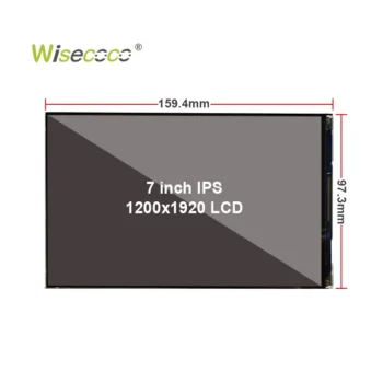 7 Inch FHD 1920x1200 IPS Landscape LCD MIPI Interface High Contrast Ratio LCD Display Module