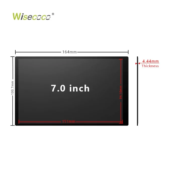 7 Inch TFT Lcd Touch Screen MIPI Interface IPS LCD Display