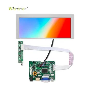 7.8 inch 800x300 stretched bar lcd display